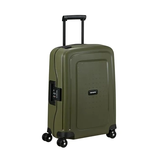 Samsonite S'Cure - Spinner S, Handbagage, S (55 cm), 34 L, Groen (Olive)
