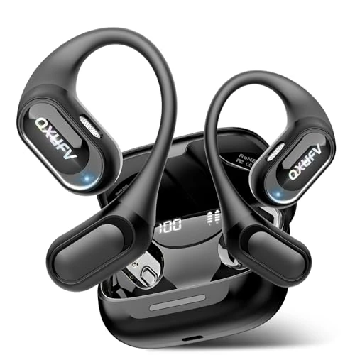 QXUFV Cuffie Traduzione Simultanea 164 Lingue Traduttore Istantaneo Vocale, Auricolari Open-Ear Smart Ambient, 9 Modalità AI-Traduzione, 4-in-1 Auricolari Traduzione, Musica/Chiamate/Traduttore/Sport