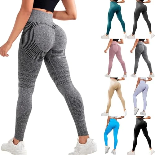 Solenao Legging 3D anti-cellulite pour femme, Push Up Sculpture Lipedma à Compression Contrôle Gradué Anti Cellulite Legging Sport Taille Haute Sans Couture Femme Fitness Yoga Pantacollant, S-XL