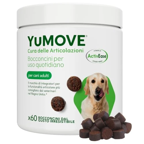Offerta a tempo: Yumove Integratore Articolazioni Cane 2-7 Anni – 60 Bocconcini ActivEase - 34% da 22.49 € a 14.95 €