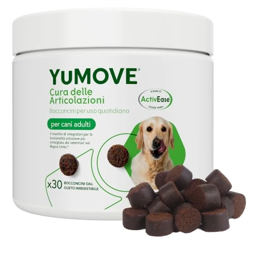 Zeitlich begrenztes Angebot: YuMOVE Grünlippmuschel Hund 5-8 Jahre 30 Kausnacks - Dreifachwirkung 150mg ActivEase-Komplex Jeder Kausnack Vom Tierarzt Empfohlen - Hochwertiger Gelenk- & Knochenschutz für Hunde, mehr Beweglichkeit von 12.49 € auf 9.61 € (23