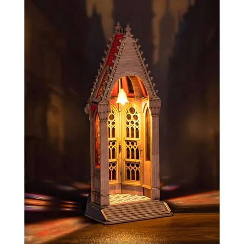 Offerta a tempo: Rolife Puzzle 3D Cattedrale Geometrica, Puzzle in Legno per Adulti, Kit Modellismo 112 Pezzi a Incastro, 2 Ore di Montaggio, Arredamento Casa da Collezione - 49% da 24.95 € a 12.71 €