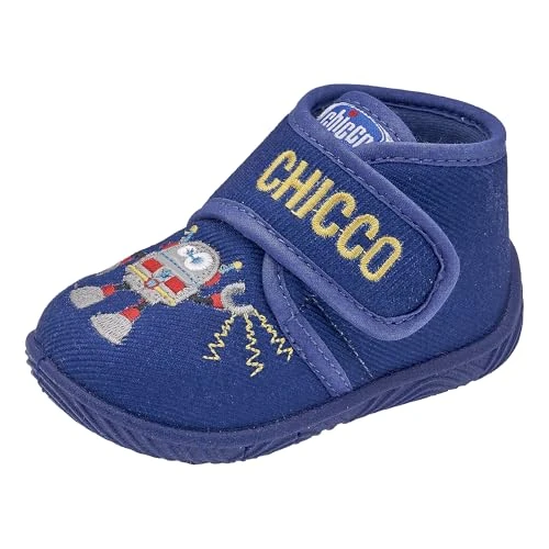 Offerta a tempo: Chicco Bambini e ragazzi Pantofole Asilo con Pratica Chiusura a Strappo 263 Azzurro 32 - 0.00% da 23.54 € a 23.54 €