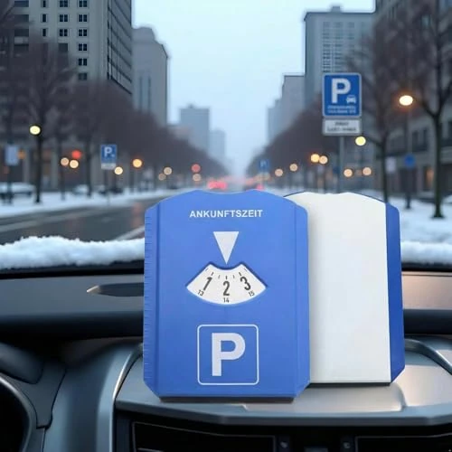 Offerta a tempo: Disco orario auto digitale con raschiaghiaccio, display 24 ore stile europeo, accessorio invernale per parcheggio e preparazione del veicolo - 0.00% da 2.61 € a 2.61 €