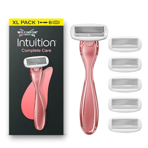 Offre limitée : Wilkinson Sword Intuition Complete Care, rasoirs pour femme, sérum Hydra-Boost, pack XL, 1 manche avec 6 recharges de lames de 24.99 € à 22.48 € (10% de remise)