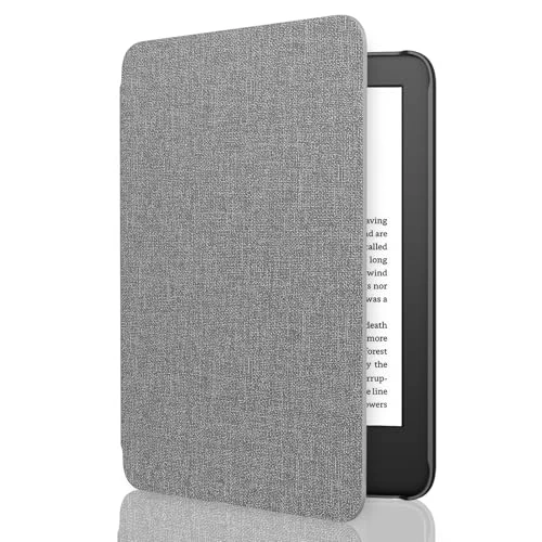 Offerta a tempo: MoKo Custodia Compatibile con e-Reader da 6" (11a Generazione - 2024/2022), Chiusura Magnetica Cover Leggera con Auto Sonno/Sveglia,Non compatibile con TCL Remarkable Kobo, Grigio - 48% da 39.99 € a 20.89 €