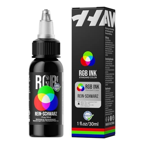 Offre limitée : HAWINK Encre de Tatouage Noire 1oz (30ml) – Encre Noire Pure, Accessoire de Tatouage pour un Tracé Parfait, Ombrage et Coloriage TI205DE-30-001 de 19.99 € à 16.99 € (15% de remise)