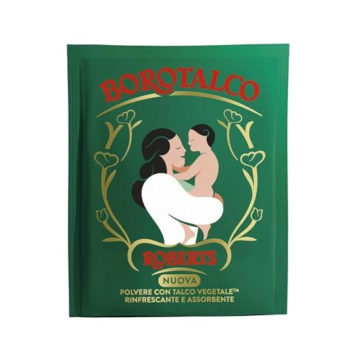 Offerta a tempo: Borotalco, Polvere con Talco Vegetale, Azione Rinfrescante e Assorbente, per Pelli Sensibili, Formula 100% Vegetale, Profumo di Borotalco, Dermatologicamente Testato, Busta 70 g - 40% da 2.79 € a 1.67 €
