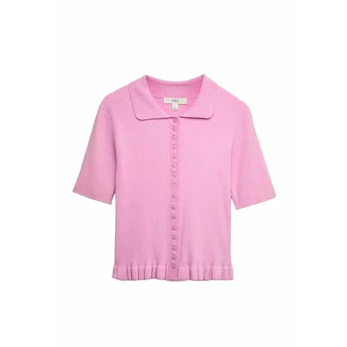 Offre limitée : Marks & Spencer Cardigan côtelé à Encolure détail Jabot XS de 23.80 € à 16.50 € (31% de remise)