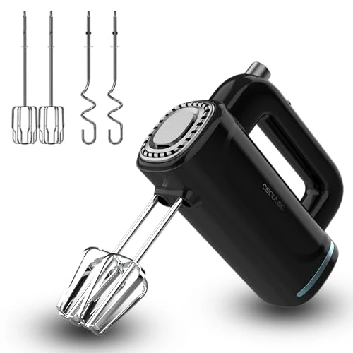 Offerta a tempo: Cecotec Sbattitore Elettrico PowerTwist 300. 300W, 5 Velocità, Fruste di Precisione per Montare, Ganci Acciaio per Impastare, Pulsante Espulsione QuickOut, La Tua Pasticceria Casalinga Sarà Perfetta - 0.00% da 24.90 € a 24.90 €