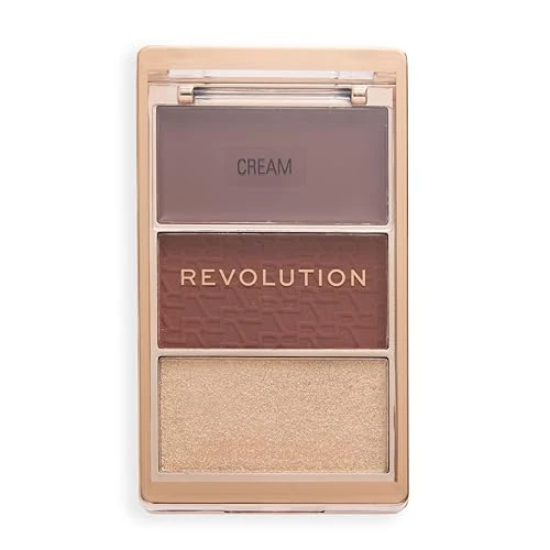 Revolution Blush Icon, Highly Pigmented Blusher, Buildable Formula, Infused with Hyaluronic Acid for Hydrated Glowing Skin, Teddy Nude, 10g