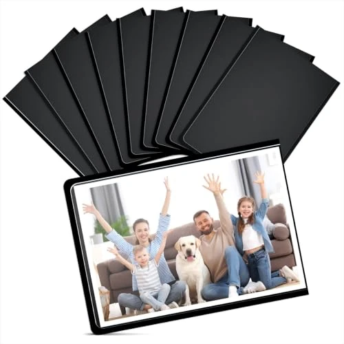 Offre limitée : VINATO Cadre Photo Magnétique Frigo pour Photos Polaroid Instax Mini, 10 Pièces, Pochette Aimanté Frigo pour Format 10 cm x 15 cm, Noir de 11.54 € à 11.54 € (0.00% de remise)