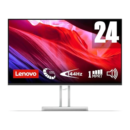 Offerta a tempo: Lenovo L24-45 Monitor IPS 24" Full HD, 144Hz, 1ms, HDMI e VGA, Altoparlanti integrati, Ideale per Gaming, Studio e Home Office, VESA 100x100mm, AMD FreeSync, Inclinazione Regolabile - 30% da 129.00 € a 89.99 €