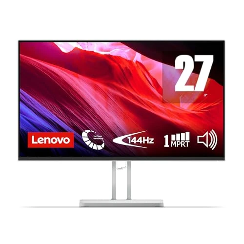Offerta a tempo: Lenovo L27-45 Monitor IPS 27" Full HD, 144Hz, 1ms, Altoparlanti integrati, HDMI e VGA, Ideale per Gaming, Studio e Home Office, VESA 100x100mm, AMD FreeSync, Inclinazione Regolabile - 8% da 119.99 € a 109.99 €