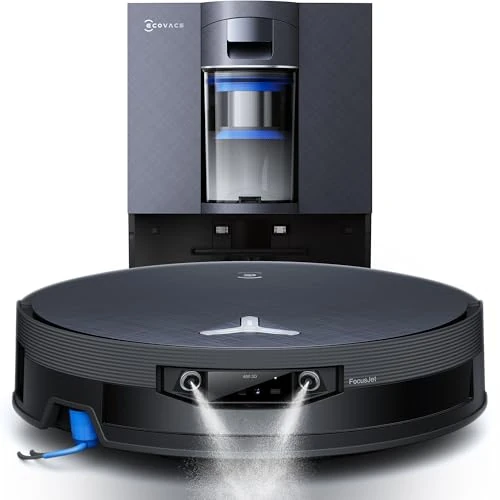 Offerta a tempo: ECOVACS X12 OMNICYCLONE Robot Aspirapolvere Lavapavimenti, BLAST e 22.000 Pa, FocusJet anti-macchie, PowerBoost ultrarapido, OZMO ROLLER 3.0, rullo smart esteso, sollevamento, PureCyclone 2.0 - 11% da 1399.00 € a 1249.00 €