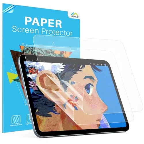 Limited-time offer: MoKo 2 Pack Paperfeel Screen Protector for iPad A16 11th Generation 2025 11 inch/iPad 10th Generation 2022 10.9 inch, Like Writing on Real Paper Matte PET Film, Anti-Glare, Case Friendly from $6.99 to $6.99 (save 0.0%)