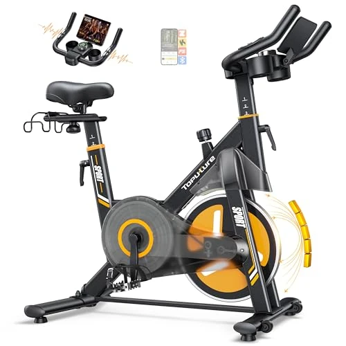 Offerta a tempo: 2026 Nuova Toputure Cyclette da Casa con Resistenza Elettromagnetica, Cyclette per Casa con Controllo App, Display Touchscreen, Cardiofrequenzimetro, Ultra Silenziosa, Supporta fino a 150 kg - 31% da 329.99 € a 227.99 €