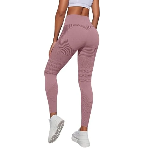 Generico Solenao Leggins 3D Anticellulite Donna,Push Up Sculpture Lipedema a Compressione Controllo Graduata Anti Cellulite Leggings Sportivo Vita Alta Senza Cuciture Donna Fitness Yoga Pantacollant