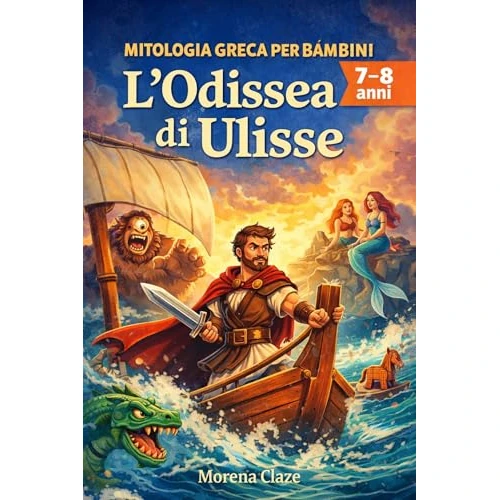 Mitologia Greca per Bambini: L'Odissea di Ulisse: 7-8 anni (Italian Edition)