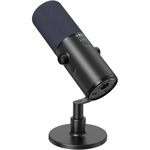 Oferta limitowana: TONOR Dynamiczny mikrofon podcastowy do studia, mikrofon kardioidalny XLR/USB, redukcja szumów AI, wyciszanie, gniazdo słuchawkowe 3,5 mm do monitorowania, regulacja głośności, mikrofon z podstawką z 189.99 zł na 189.99 zł (oszczędź 0.0