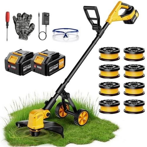 Limited-time offer: Electric Brushcutter, Battery Powered Edge Trimmer from 98.02 £ to 98.02 £ (save 0.00%)