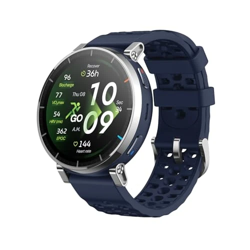 Offerta a tempo: Amazfit Active 3 Premium 45mm Smartwatch GPS Running, AMOLED 1,32” Vetro Zaffiro, Batteria 12gg, 4GB, NFC, Mappe Offline, 170+ sport, 5 ATM, Cardiofrequenzimetro e Fitness Tracker per Android e iPhone - 15% da 169.90 € a 143.90 €