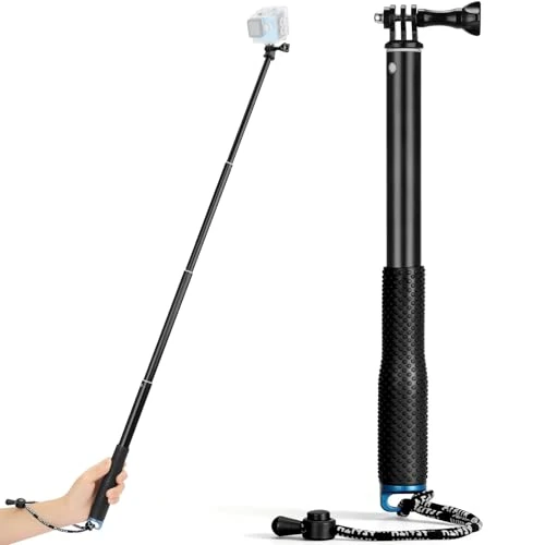 Oferta limitada: VINATO 93cm Palo Selfie para GoPro, Selfie-Stick Extensible, Palo Telescópico de Aluminio para GoPro Hero 13/12/11/10/9/8/7/6 AKASO SJ4000 SJ5000 Otras Cámaras de Acción de 13.99 € a 13.99 € (ahorro 0.00%)