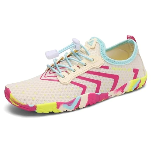 Oferta limitada: SAGUARO Mujer Hombre Escarpines - Barefoot Mujer Hombre Calzado Respetuoso Deportivas Zapatillas Minimalistas Antideslizantes Escarpines Agua para Playa Surf Rio Piscina Beige, Gr.38 de 27.99 € a 22.39 € (ahorro 20%)