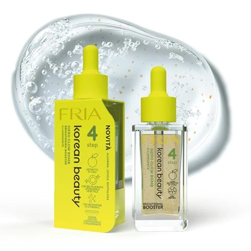 Offerta a tempo: Fria Korean Beauty Siero Viso Illuminante con Estratto di Yuzu, Formula Innovativa con Mycrosfere di Vitamina E, Dermatologicamente Testato, Confezione da 30ml - 50% da 12.90 € a 6.50 €