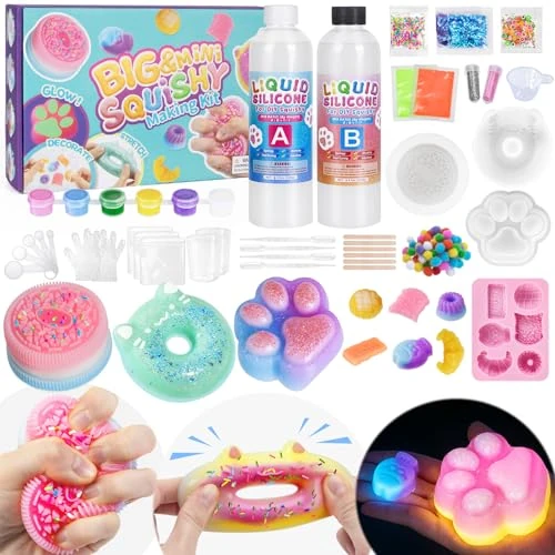 Zeitlich begrenztes Angebot: Highttoy Leuchtender Flüssigsilikon Große Squishy Bastelset Kinder 6+ Jahre von 39.99 € auf 38.99 € (3% Rabatt)