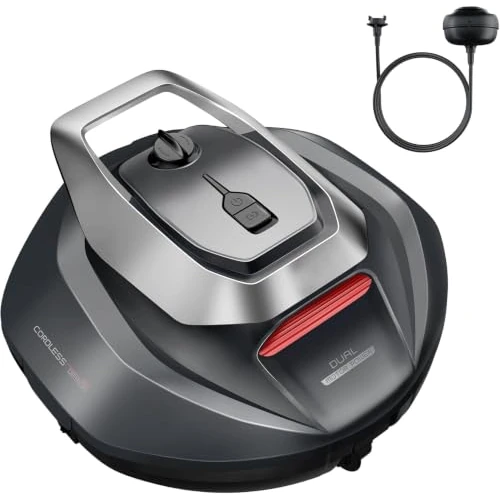 Offerta a tempo: Pooleco 10 Robot Piscina Fuori Terra Senza Fili, Doppio Motore, 90 Minuti Autonomia Robot Per Piscina Intelligente, Design Bionico con Auto Parcheggio – Adatto a Piscine Interrate e Fino a 80 m² - 38% da 239.99 € a 149.99 €