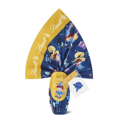 Lindt Uova di Pasqua 2026 per Bambini di Cioccolato al Latte, Uovo con Doppia Sorpresa, Maghi, Idea Regalo Pasqua, Formato 240g