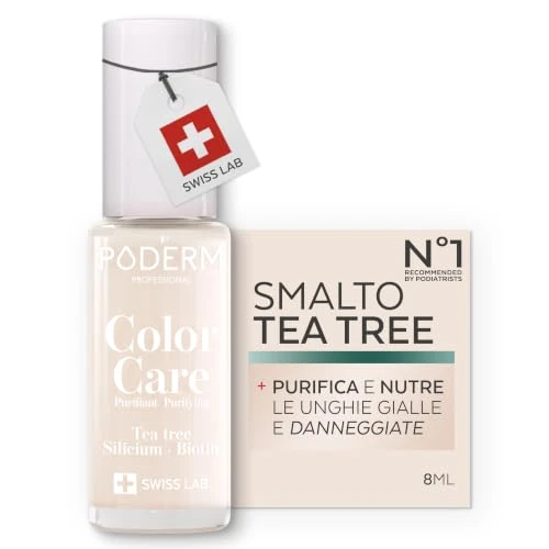 Offre limitée : PODERM Vernis à Ongles Soin au Tea Tree - Milky | 8ML - SwissLab | Purifie, Clarifie & Nourrit les Ongles Jaunes et Abîmés | Enrichis en Tea Tree & Biotine | Créé par une Podologue de 13.44 € à 12.75 € (5% de remise)