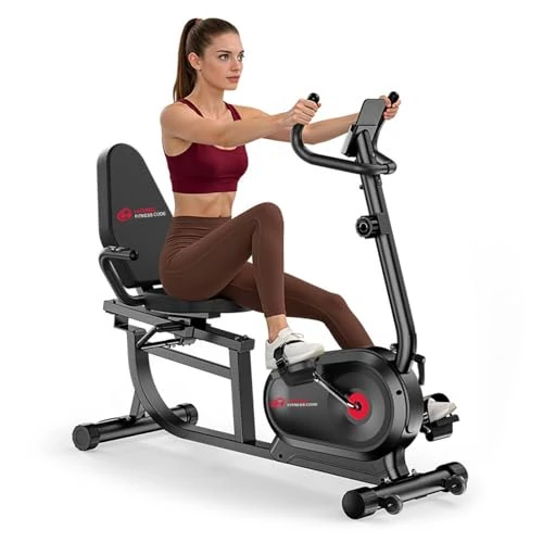 Offerta a tempo: GartistGo Cyclette 5 in 1 con 16 resistenza magnetica e portata 150 kg, ergometro con schienale e display LCD, impugnatura per fitness - 5% da 189.99 € a 180.49 €