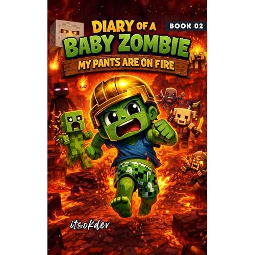 Diary of a Baby Zombie: My Pants are on Fire an Unofficial Minecraft Adventure for Kids Ages 8-12 (Diary of a Minecraft Baby Zombie Book 2) (English Edition)