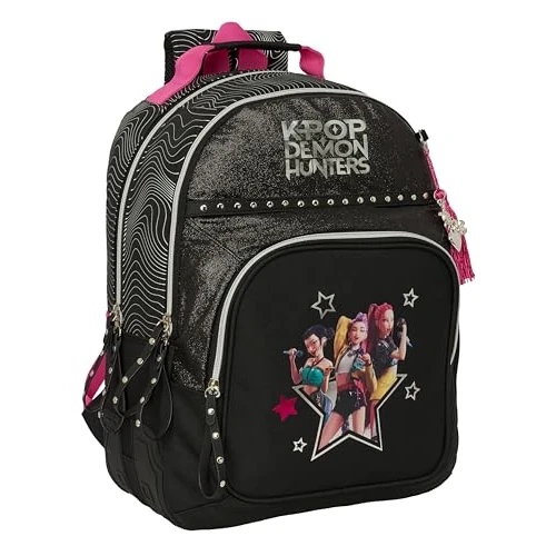 Limited-time offer: K-POP Demon Hunters – ENERGY – Children's School Backpack, Ideal for Children of Different Ages, Comfortable and Versatile, Resistance, 32 x 15 x 42 cm from 30.87 £ to 30.87 £ (save 0.00%)