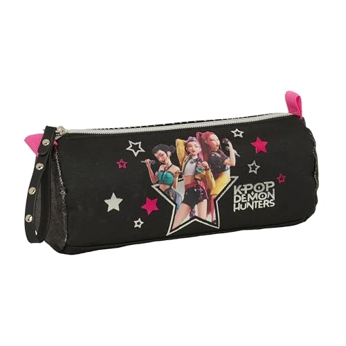 Offerta a tempo: K-POP Demon Hunters - ENERGY - Astuccio con cerniera e scomparto per bambini, ideale per bambini in età scolare, comodo e versatile, resistenza, 21 x 7 x 8 cm - 42% da 13.20 € a 7.65 €