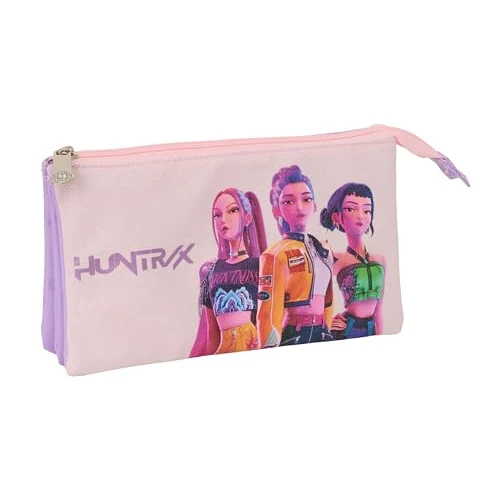 Offerta a tempo: K-POP Demon Hunters - ICONIC - Astuccio triplo, per bambini, ideale per bambini in età scolastica, comodo e versatile, resistenza, 22 x 3 x 12 cm - 35% da 19.81 € a 12.83 €