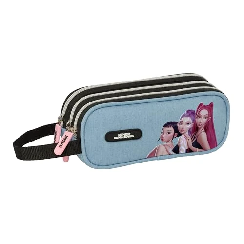 Offerta a tempo: K-POP Demon Hunters – HUNTR/X – Astuccio Tripla cerniera, astuccio per bambini, ideale per bambini dai 5 ai 14 anni, comodo e versatile, resistenza, 21 x 7 x 8,5 cm - 0.00% da 11.25 € a 11.25 €