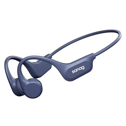 Limited-time offer: SANAG Bone Conduction Headphones, Open Ear Bluetooth Earphones, 10 Min Fast Charge, 5 EQ Modes via App, 28g Ultra Light, IPX8 Waterproof with Mic, 8H Playtime for Running, Workout & Daily Use, Blue from 59.99 £ to 59.99 £ (save 0.00%)
