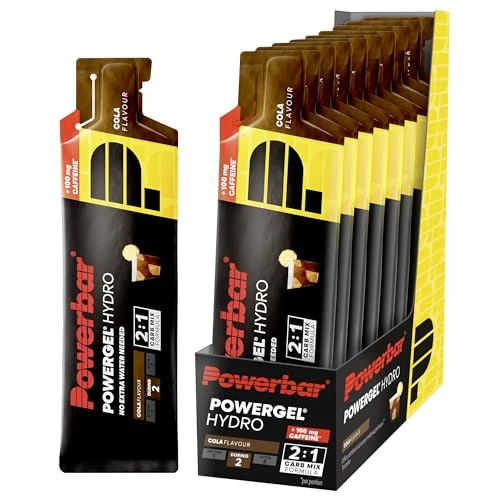 Offerta a tempo: Powerbar - PowerGel Hydro - Cola - 9x67ml - Gel energetico ad alto contenuto di carboidrati - Sodio - 100mg di caffeina - 20% da 29.99 € a 23.91 €