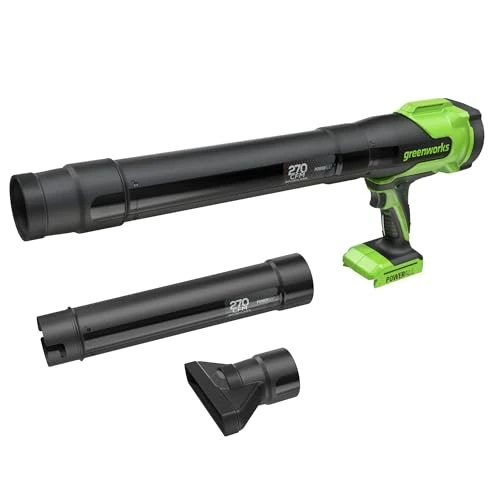 Offerta a tempo: Greenworks 24V Soffiatore per Foglie a Batteria, 209km/h 7,65m³/min Potente da Giardino & Auto, Leggero & Compatto, Velocità Variabile con Blocco, Senza Batteria BLH22SA1 - 35% da 99.99 € a 64.99 €