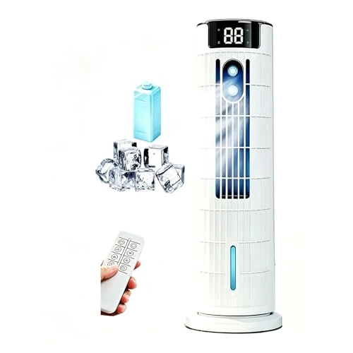 Offerta a tempo: Condizionatore Portatile Senza Tubo 4 in 1, Raffreddatore d’Aria, Telecomando + Touch Con Raffreddamento Potente | Raffreddamento Con Umidificazione | Vento Forte Fino A 7,5 m/s|Silenzioso Efficiente - 20% da 199.99 € a 159.99 €