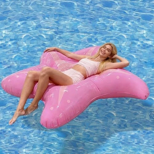 Offerta a tempo: Amaca Gonfiabile Adulti Stella Marina Amaca Galleggiante Piscina Gonfiabile 150 cm Materassino Piscina, Amaca Gonfiabile da Mare, Feste In Acqua, Spiaggia Estiva - 10% da 20.95 € a 18.95 €