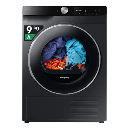 Offerta a tempo: Samsung Asciugatrice Ai Control F-DT90DG68LB3M, 9 kg, Pompa di Calore, Wifi, QuickDrive, AI Dry, Sensore Optimal Dry, Display AI Control, 3 Mesi Garanzia Extra, Carica Frontale, 60L x 85H x 60P cm - 14% da 793.99 € a 679.99 €