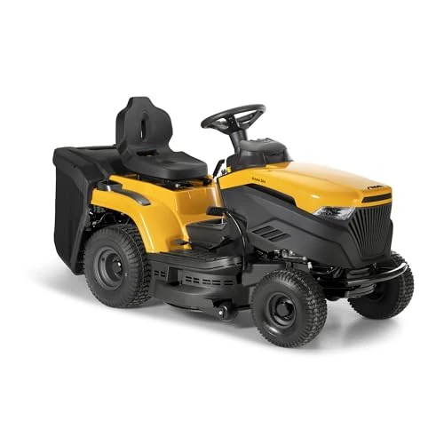 Offerta a tempo: STIGA Estate 384 a Trattorino Tagliaerba, 414 cc, 84 cm – Trasmissione Idrostatica, Sacco 240 l – Prati fino a 3.000 m² - 5% da 2250.00 € a 2129.00 €
