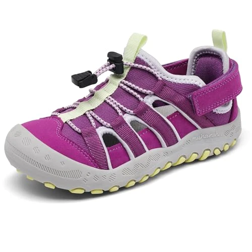 Offerta a tempo: Mishansha Sandali Bambino Bambina Punta Chiusa Viola Taglie 29 - 46% da 36.99 € a 19.99 €