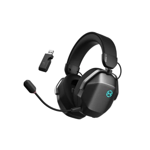Offerta a tempo: Edifier G5 MAX THX SPATIAL Audio Quad-mode,Cuffie gioco wireless, Driver PEN 53 mm, 305 ore riproduzione, audio alta risoluzione,2,4 GHz/Bluetooth 6.0/cablato, microfono rimovibile, Grigio siderale - 0.00% da 159.99 € a 159.99 €
