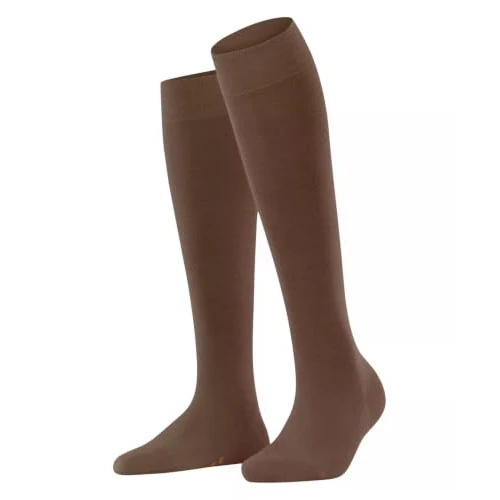 Offerta a tempo: FALKE Softmerino W Kh lana cotone al ginocchio tinta unita 1 paio, Calzini lunghi Donna, Marrone Cappucino 5520, 35-36 - 29% da 25.00 € a 17.79 €