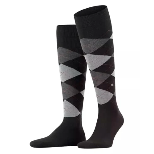 Offerta a tempo: Burlington King M Kh cotone al ginocchio fantasia 1 paio, Calzini lunghi Uomo, Nero Black-Flames 3011, 40-46 - 17% da 18.00 € a 14.97 €